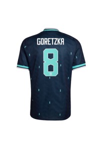 Saksa Leon Goretzka #8 Jalkapallovaatteet Vieraspaita MM-kisat 2026 Lyhythihainen